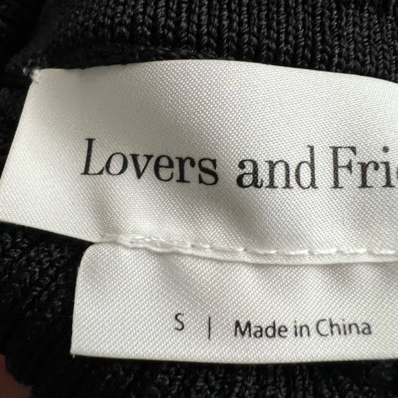 Lovers + Friends Black Ruched Long Sleeve Dress - Picture 6 of 7